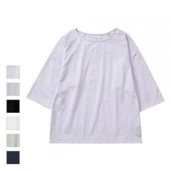 レディースソロテックス(R)使用シーンレスラグランＴシャツ