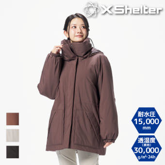 【予約販売E】エックスシェルター断熱αレディース防水ウォームアウター